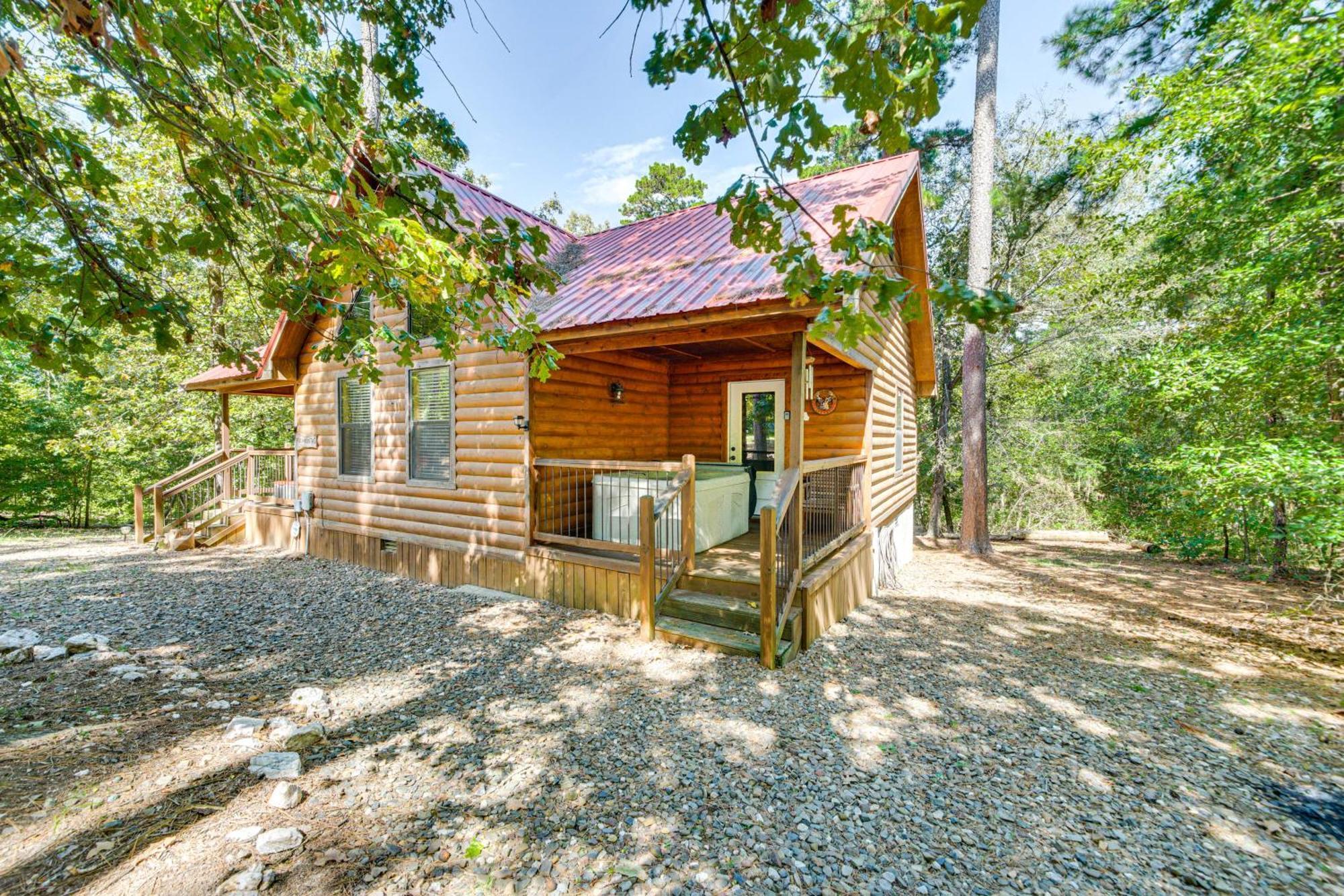 Broken Bow Rental Cabin With Hot Tub And Bar ภายนอก รูปภาพ