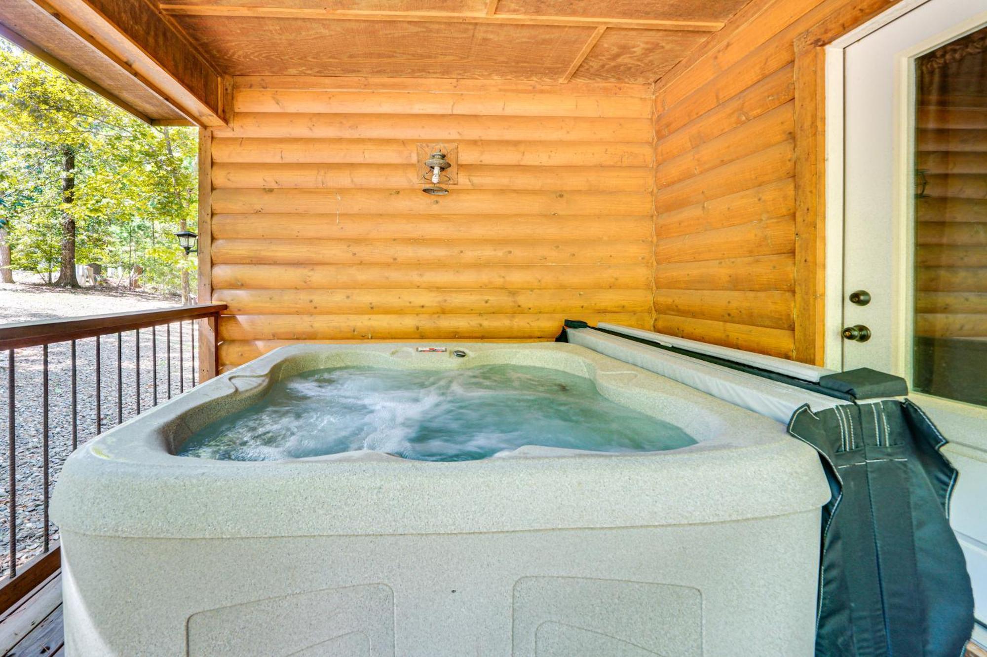 Broken Bow Rental Cabin With Hot Tub And Bar ภายนอก รูปภาพ