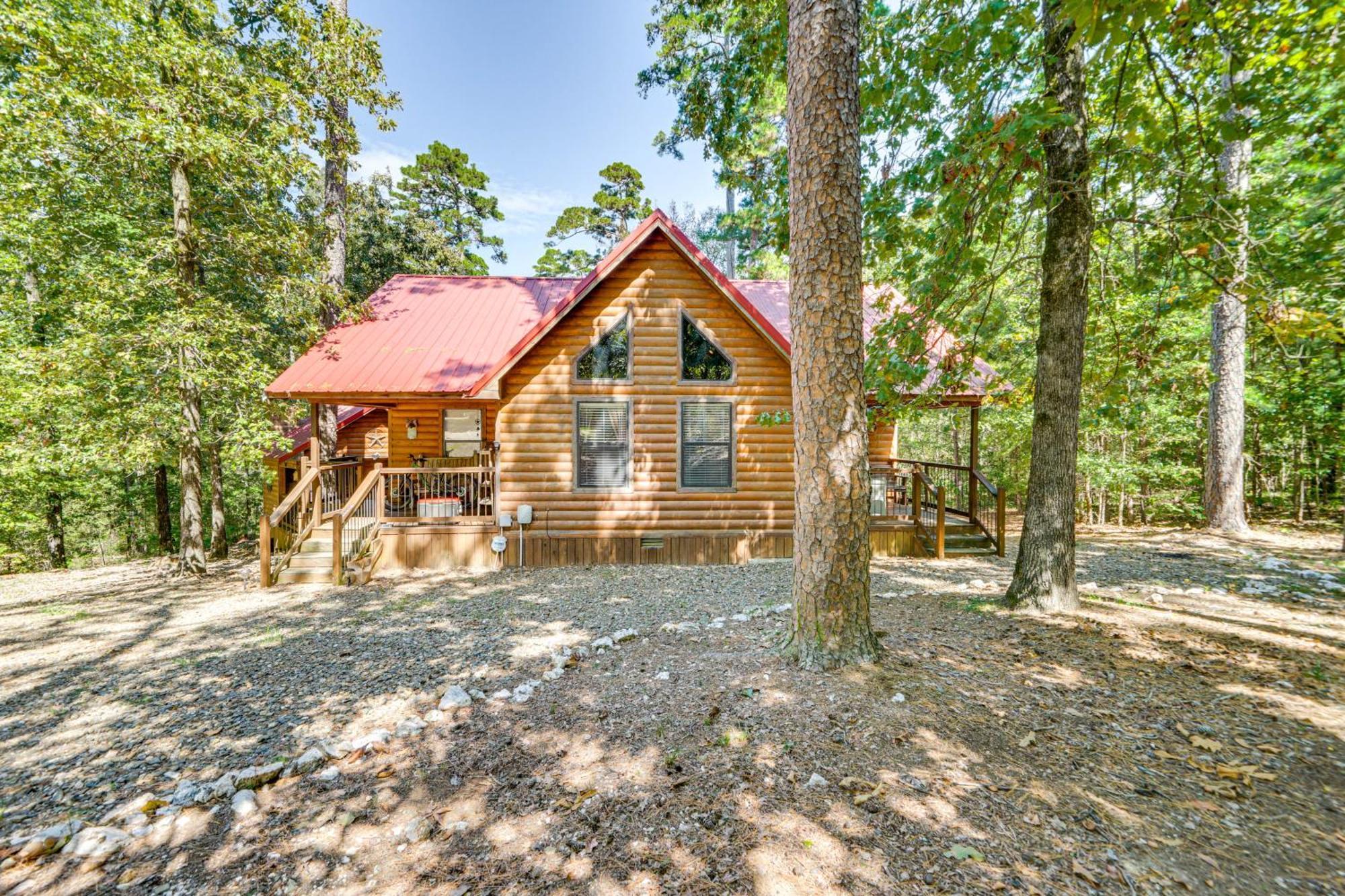 Broken Bow Rental Cabin With Hot Tub And Bar ภายนอก รูปภาพ