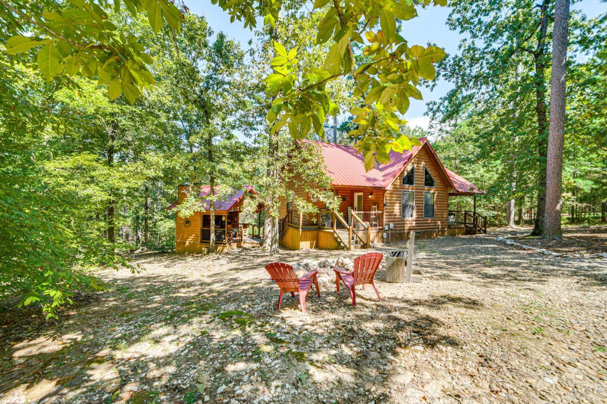 Broken Bow Rental Cabin With Hot Tub And Bar ภายนอก รูปภาพ