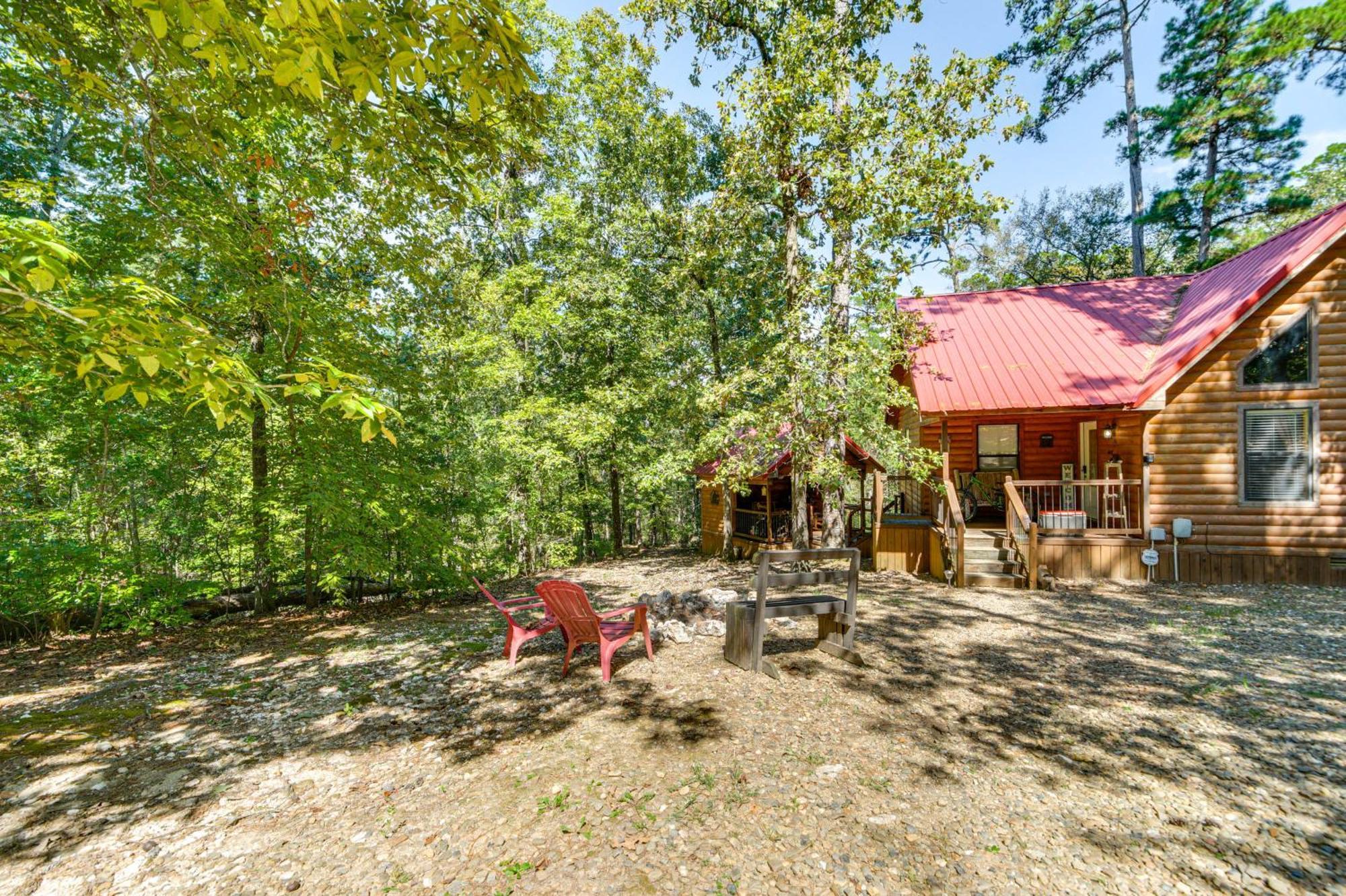 Broken Bow Rental Cabin With Hot Tub And Bar ภายนอก รูปภาพ